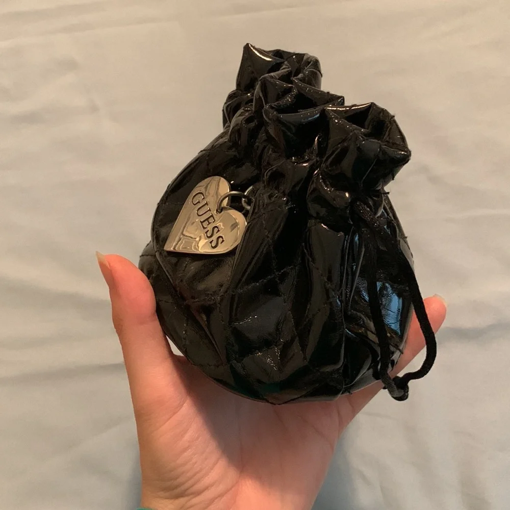 Guess Patent Leather Jewelry / Watch Travel Pouch